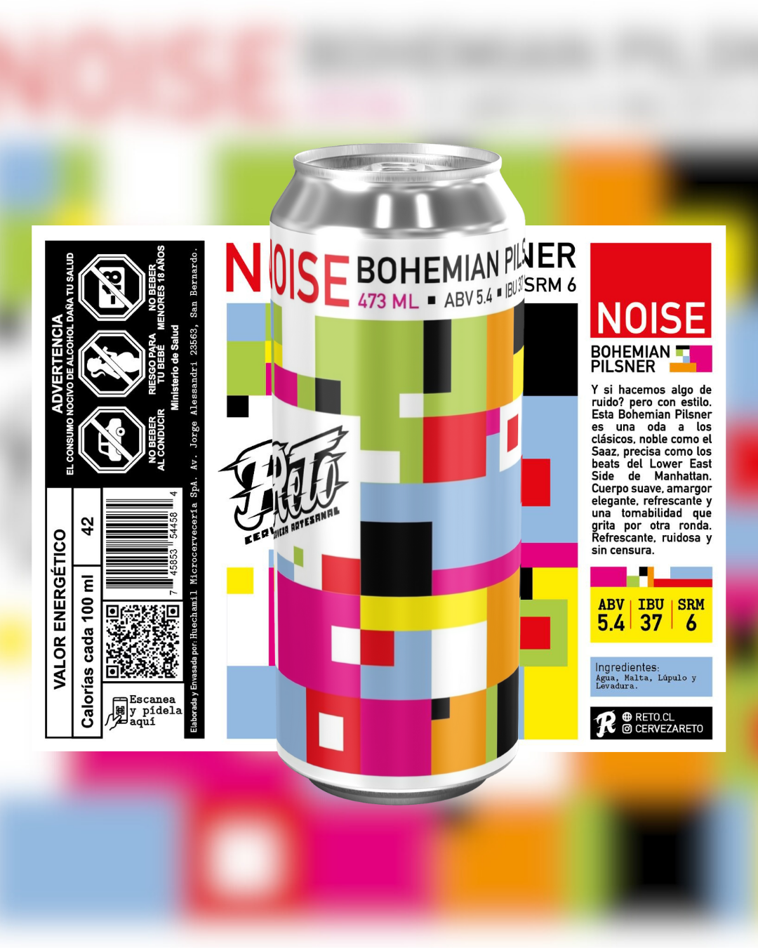 5x Noise - BOHEMIAN PILSNER 473CC