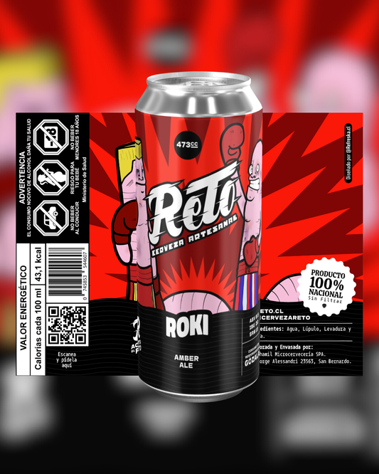 5x Roki - AMBER ALE 473CC