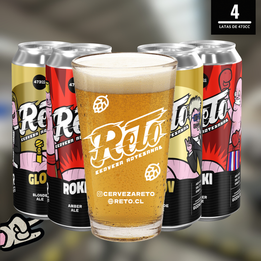Pack Clásico + Vaso [FourPack]