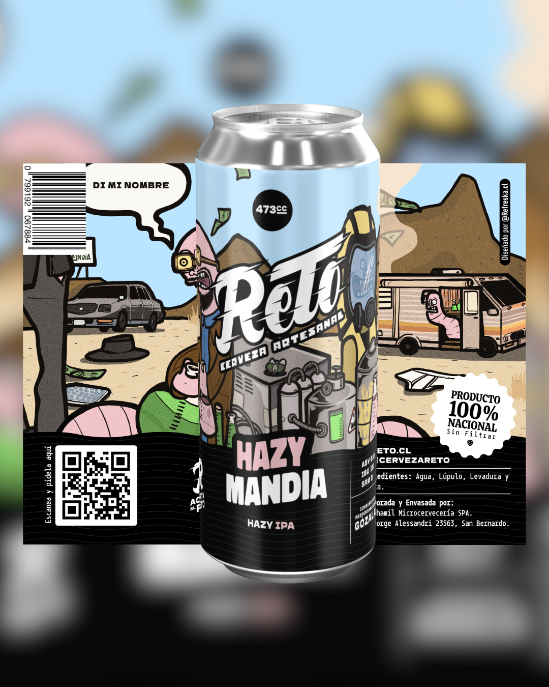 5x Hazymandia - HAZY IPA 473CC