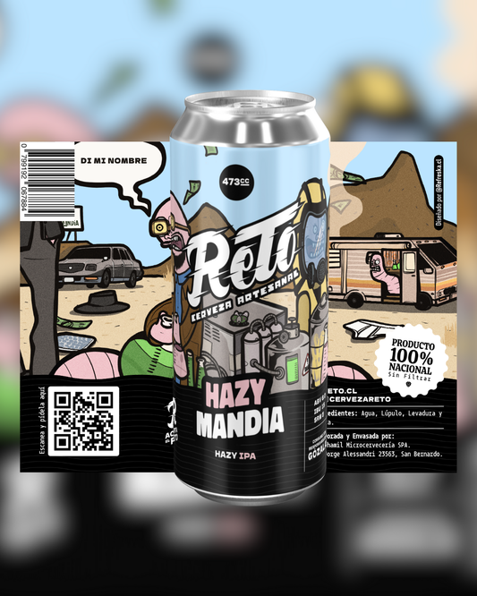 5x Hazymandia - HAZY IPA 473CC
