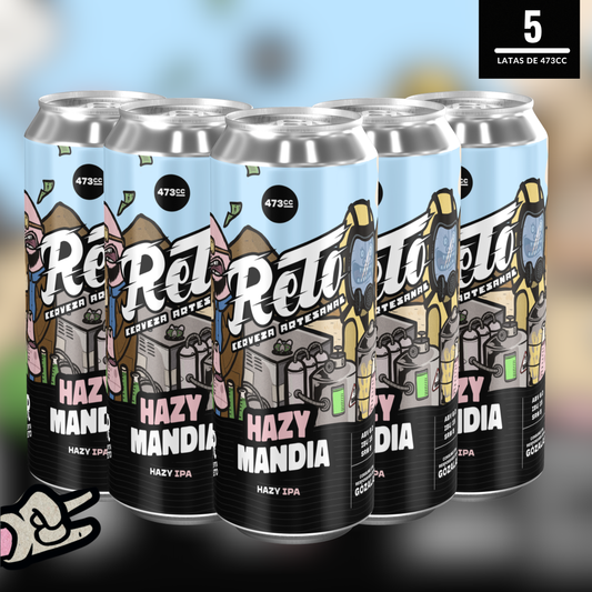 Hazymandia - HAZY IPA 473CC  [FivePack]