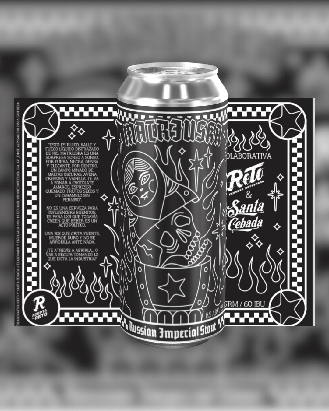 5x Matriuska - RUSSIAN IMPERIAL STOUT CON VAINILLA 473CC